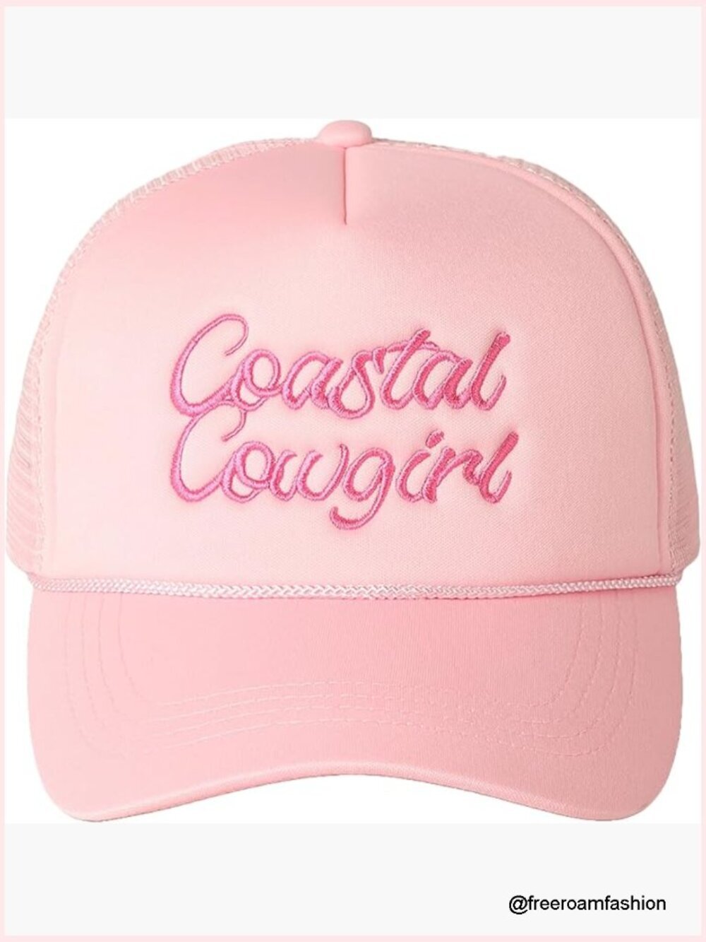 Retro Foam Mesh Trucker Hat Trendy Design Summer Baseball Cap for Women